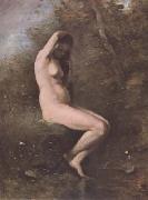 Jean Baptiste Camille  Corot Venus au bain (mk11) oil painting reproduction